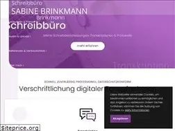 Sites similar to schreibbuero-brinkmann.de