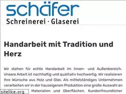 Sites similar to schreinerei-schaefer.info