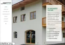 Sites similar to schreinerei-wieser.de