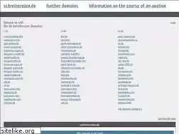 Sites similar to schreinereien.de