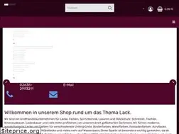 Sites similar to schreinerlacke.de