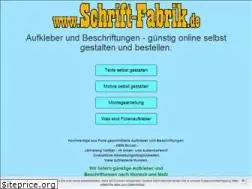 Sites similar to schrift-fabrik.de