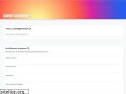 Sites similar to schrift-generator.eu
