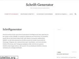 Sites similar to schrift-generator.org