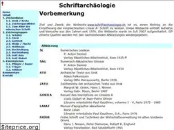 Sites similar to schriftarchaeologie.ch