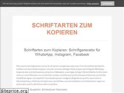 Sites similar to schriftarten-zum-kopieren.de