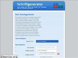 Sites similar to schriftgenerator.net