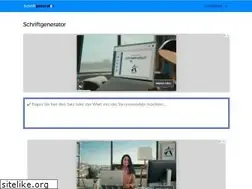 Sites similar to schriftgenerator10.com