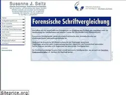 Sites similar to schriftgutachten-seitz.de