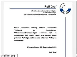 Sites similar to schriftuntersuchungen.de