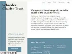 Sites similar to schrodercharitytrust.org
