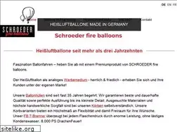 Sites similar to schroeder-fireballoons.de