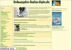 Sites similar to schuessler-salze-liste.de