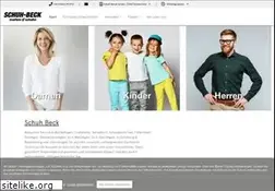Sites similar to schuh-beck.de