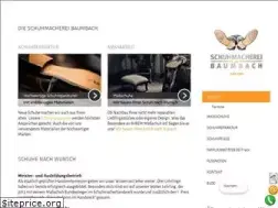 Sites similar to schuhmachereibaumbach.de