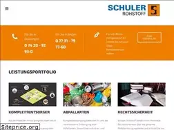 Sites similar to schuler-rohstoff.de