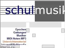 Sites similar to schulmusiker.info