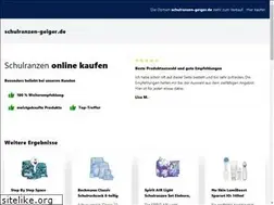 Sites similar to schulranzen-geiger.de