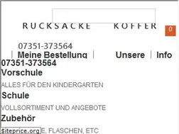 Sites similar to schulranzen.de