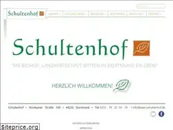 Sites similar to schultenhof-dortmund.de