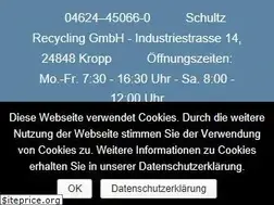 Sites similar to schultz-recycling.de