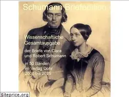 Sites similar to schumann-briefedition.de