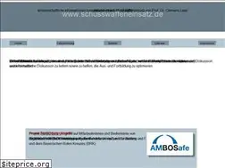 Sites similar to schusswaffeneinsatz.de