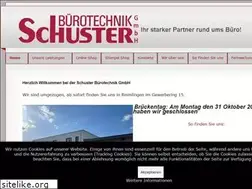 Sites similar to schuster-buerotechnik.de