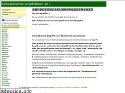 Sites similar to schwaebisches-woerterbuch.de