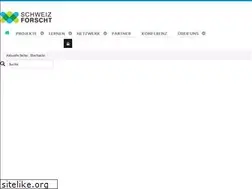 Sites similar to schweiz-forscht.ch