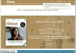Sites similar to schweizermonat.ch