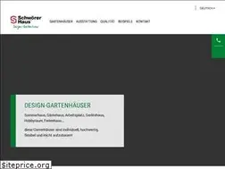 Sites similar to schwoerer-gartenhaus.de