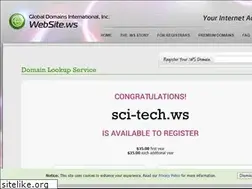 Sites similar to sci-tech.ws
