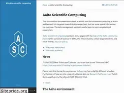 Sites similar to scicomp.aalto.fi
