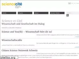 Sites similar to science-et-cite.ch