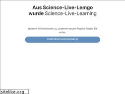 Sites similar to science-live-lemgo.de