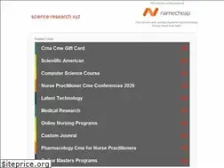 Sites similar to science-research.xyz