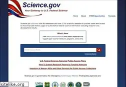 Sites similar to science.gov