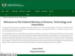 Sites similar to scienceandtech.gov.ng