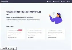 Sites similar to scienceeducationreview.com