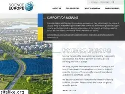 Sites similar to scienceeurope.org