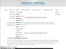 Sites similar to scienceforseminaries.org