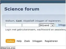 Sites similar to scienceforum.nl