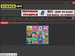 Sites similar to scienceinfo.news