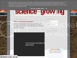 Sites similar to scienceisgrowing.blogspot.com