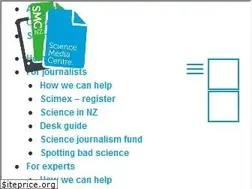 Sites similar to sciencemediacentre.co.nz