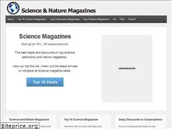 Sites similar to sciencenaturemagazines.com