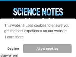 Sites similar to sciencenotes.org