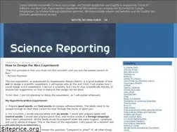 Sites similar to sciencereporting.blogspot.com