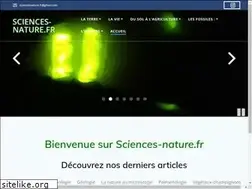 Sites similar to sciences-nature.fr